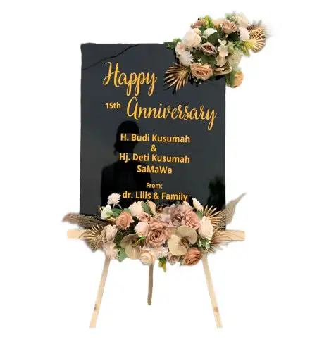 Papan Bunga Akrilik Kropak